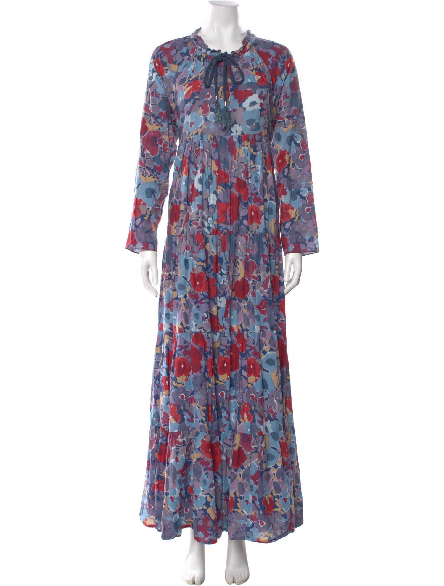 Eywasouls Malibu Floral Print Long Dress
