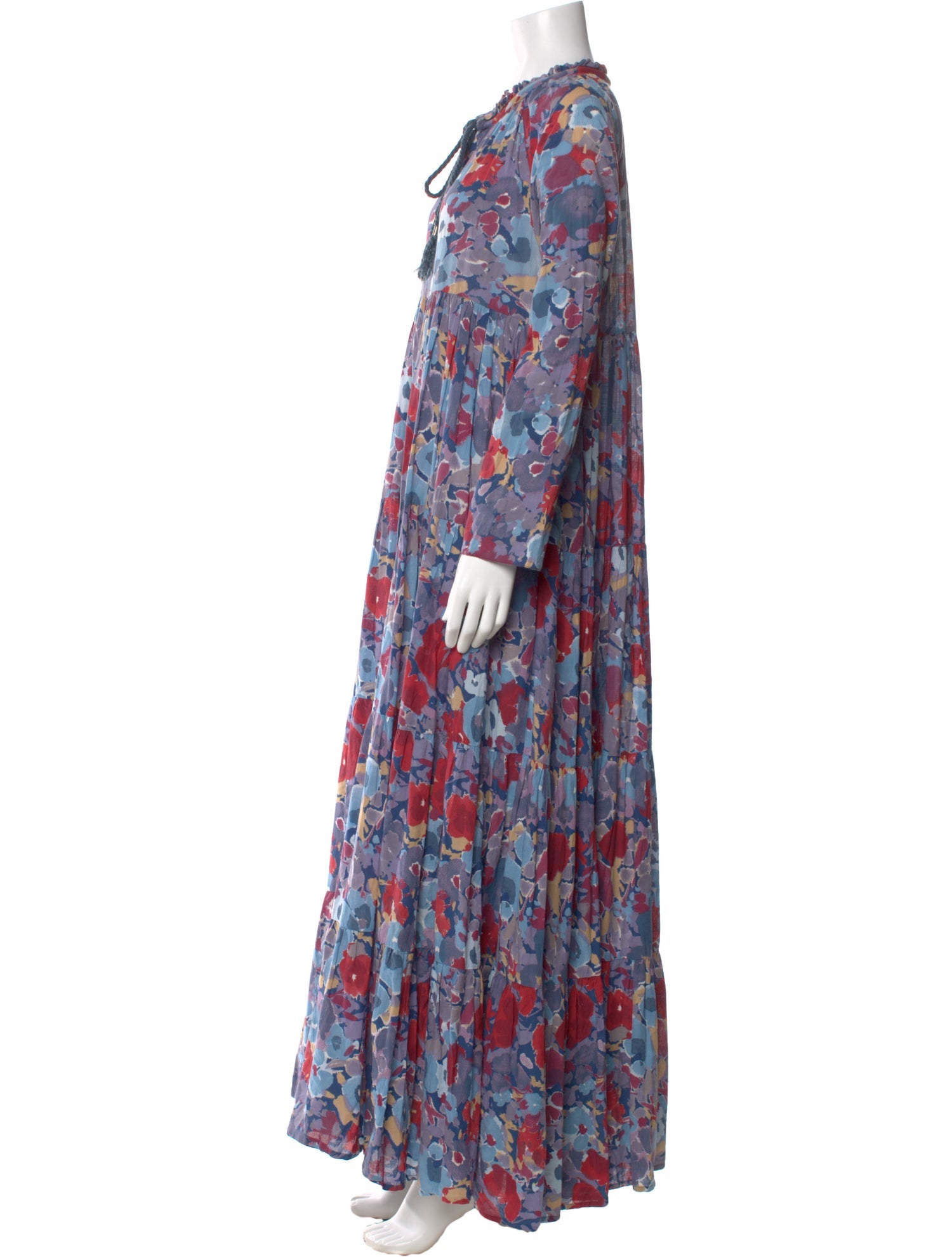Eywasouls Malibu Floral Print Long Dress