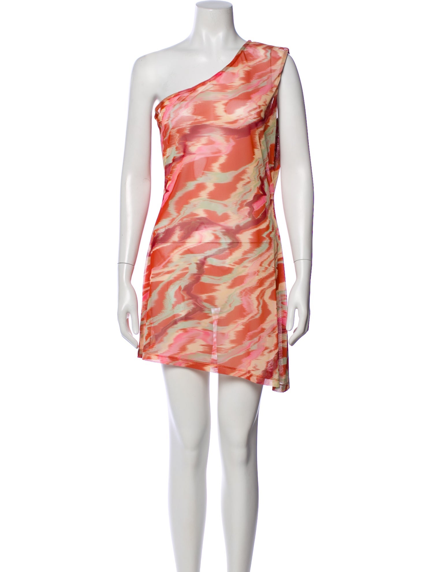 Eywasouls Malibu Tie-Dye Print Mini Dress