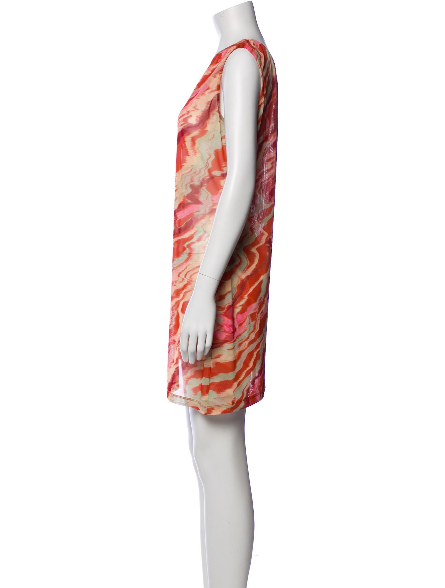 Eywasouls Malibu Tie-Dye Print Mini Dress
