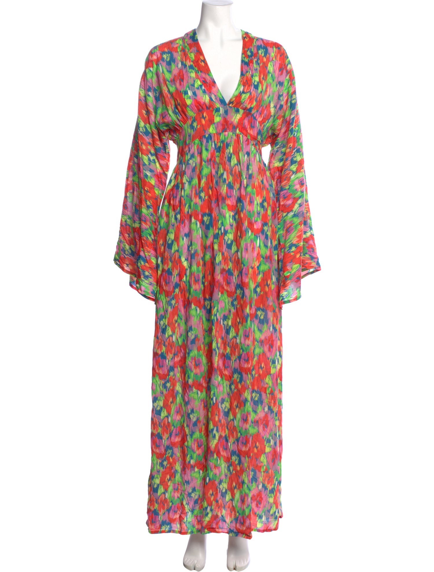 Eywasouls Malibu Printed Long Dress w/ Tags