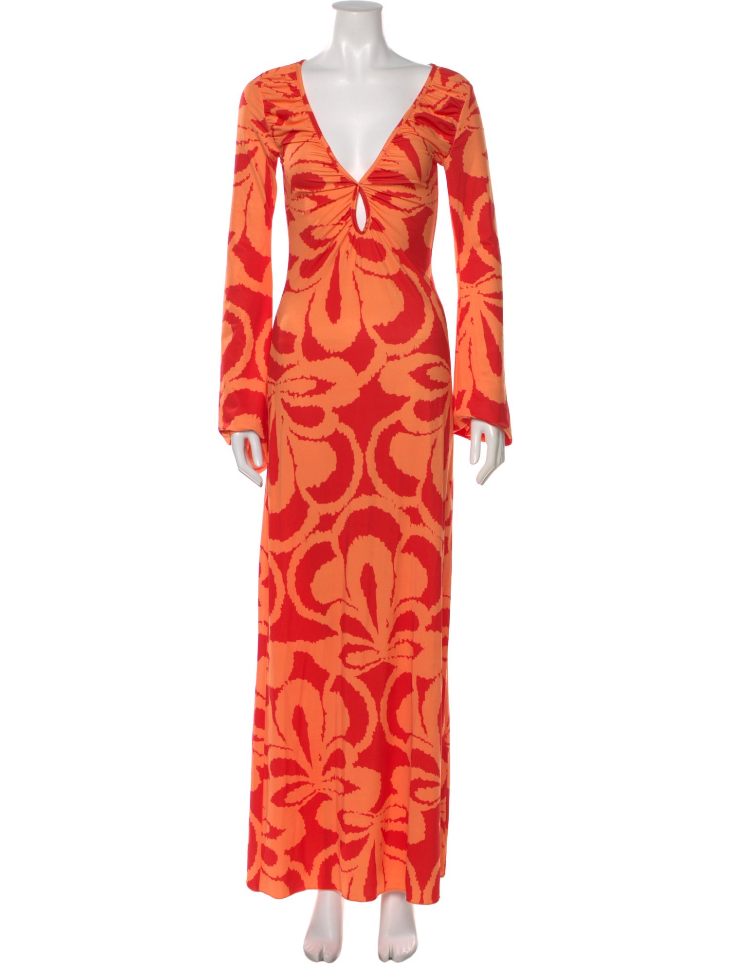 Eywasouls Malibu Printed Long Dress w/ Tags