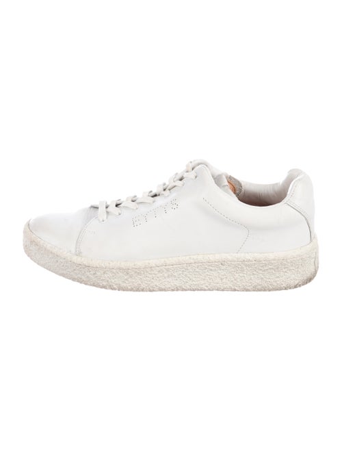 Eytys Leather Low-Top Sneakers White