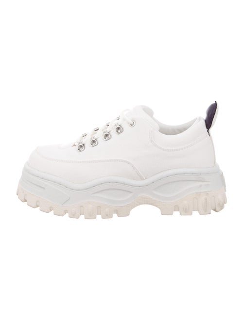 Eytys Canvas Platform Sneakers White