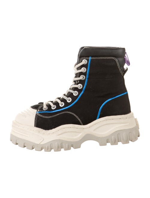 Eytys Canvas Platform Sneakers Black