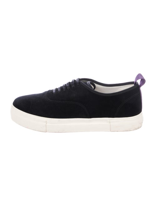 Eytys Suede Round-Toes Sneakers Black