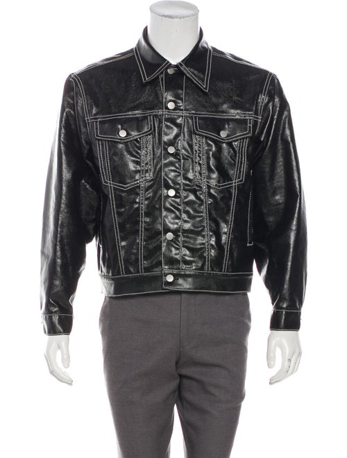 Eytys Coated Denim Jacket black