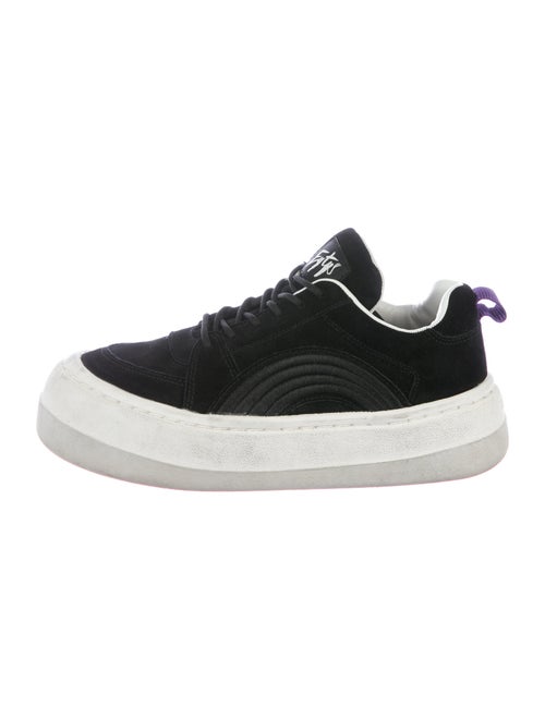 Eytys Suede Chunky Sneakers Black