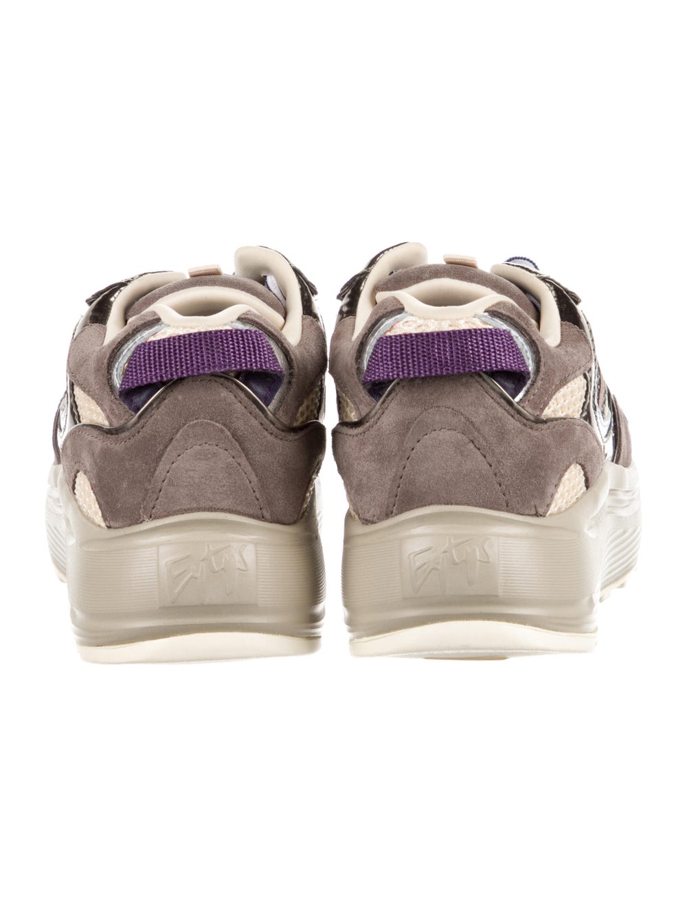 Eytys Leather Colorblock Pattern Sneakers - image 4