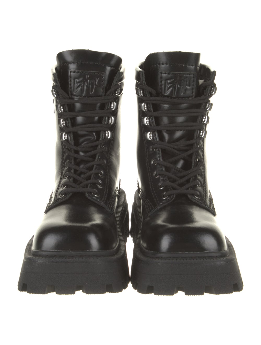 Eytys Leather Combat Boots - image 3