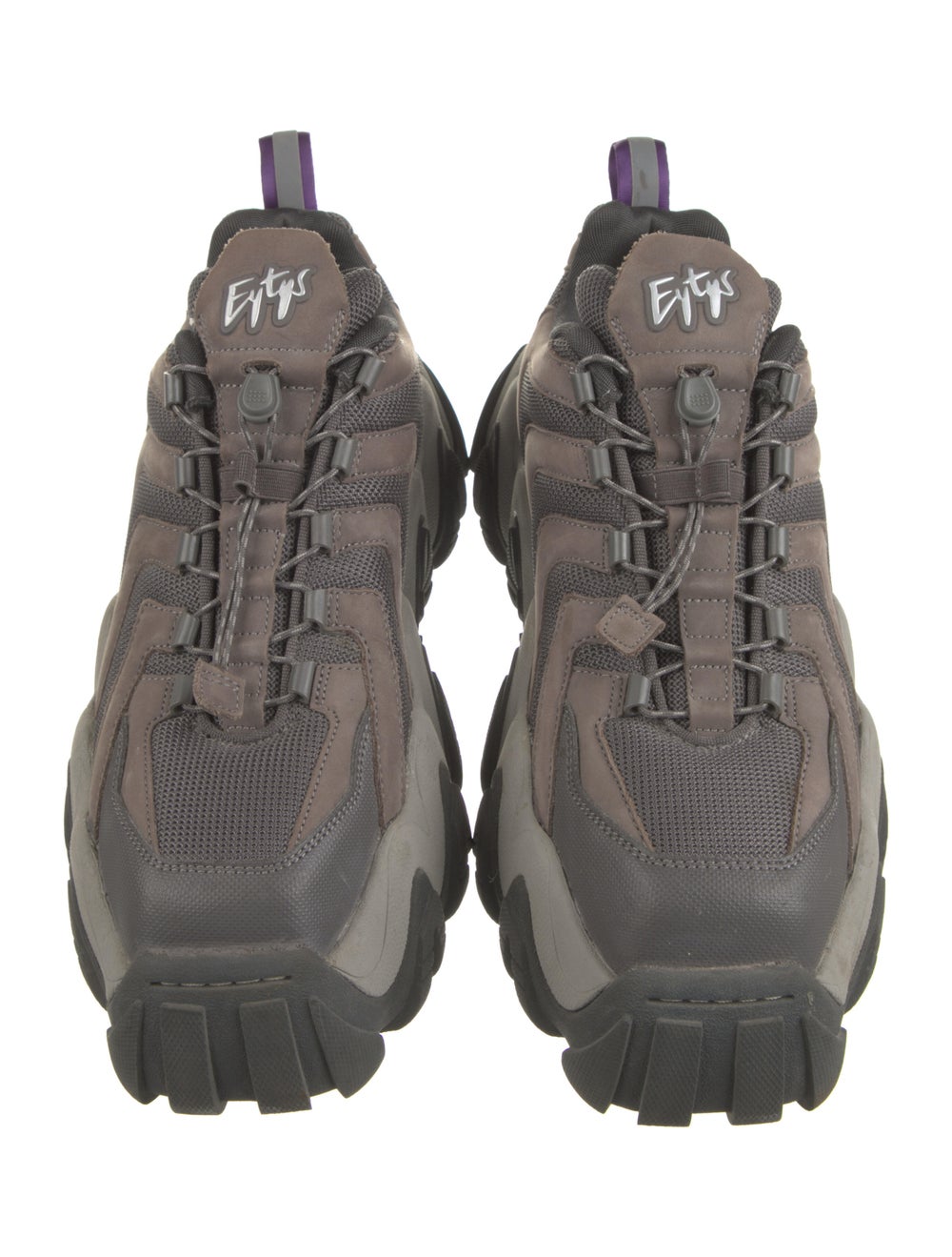Eytys Suede Colorblock Pattern Sneakers - image 3