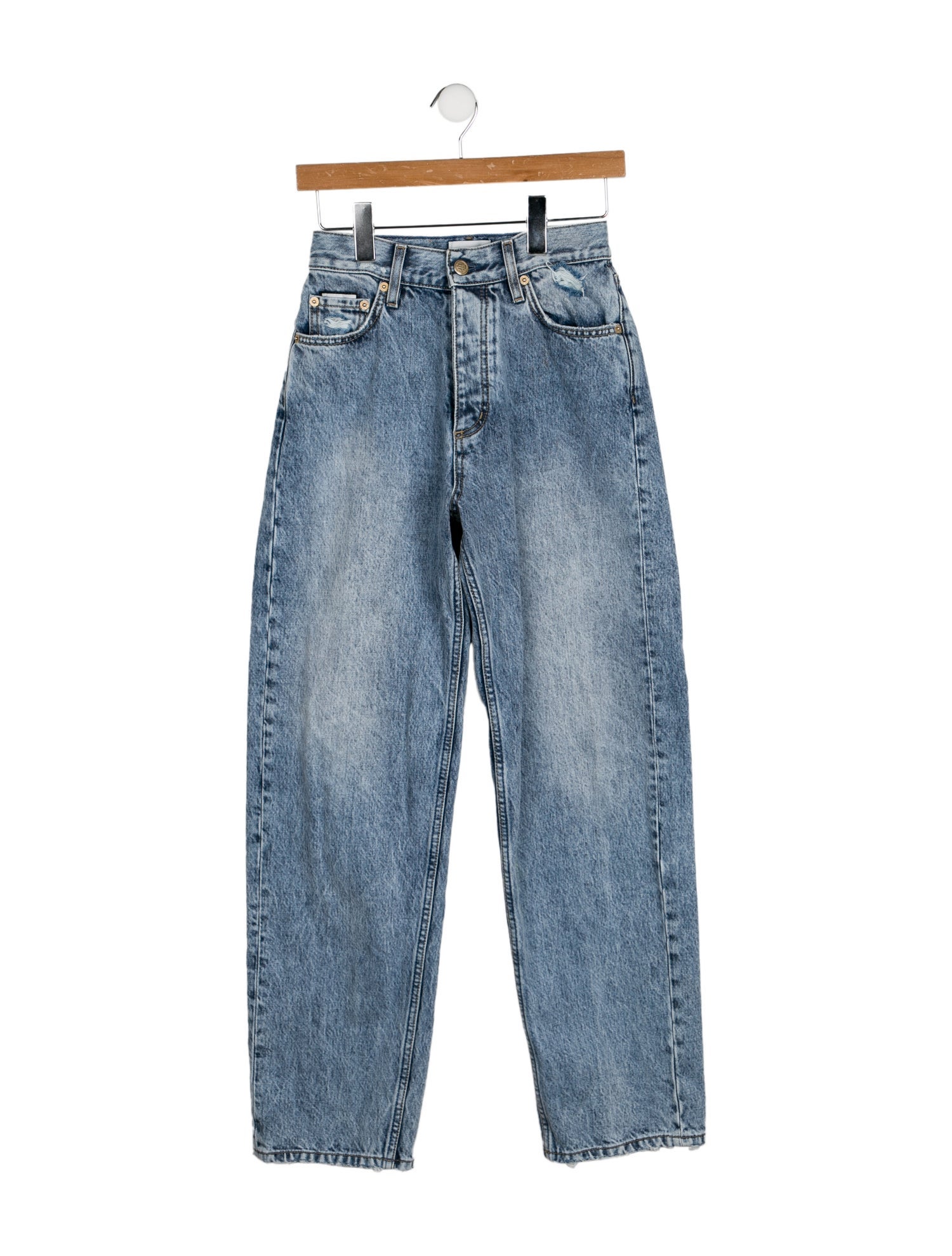 Eytys High-Rise Straight Leg Jeans