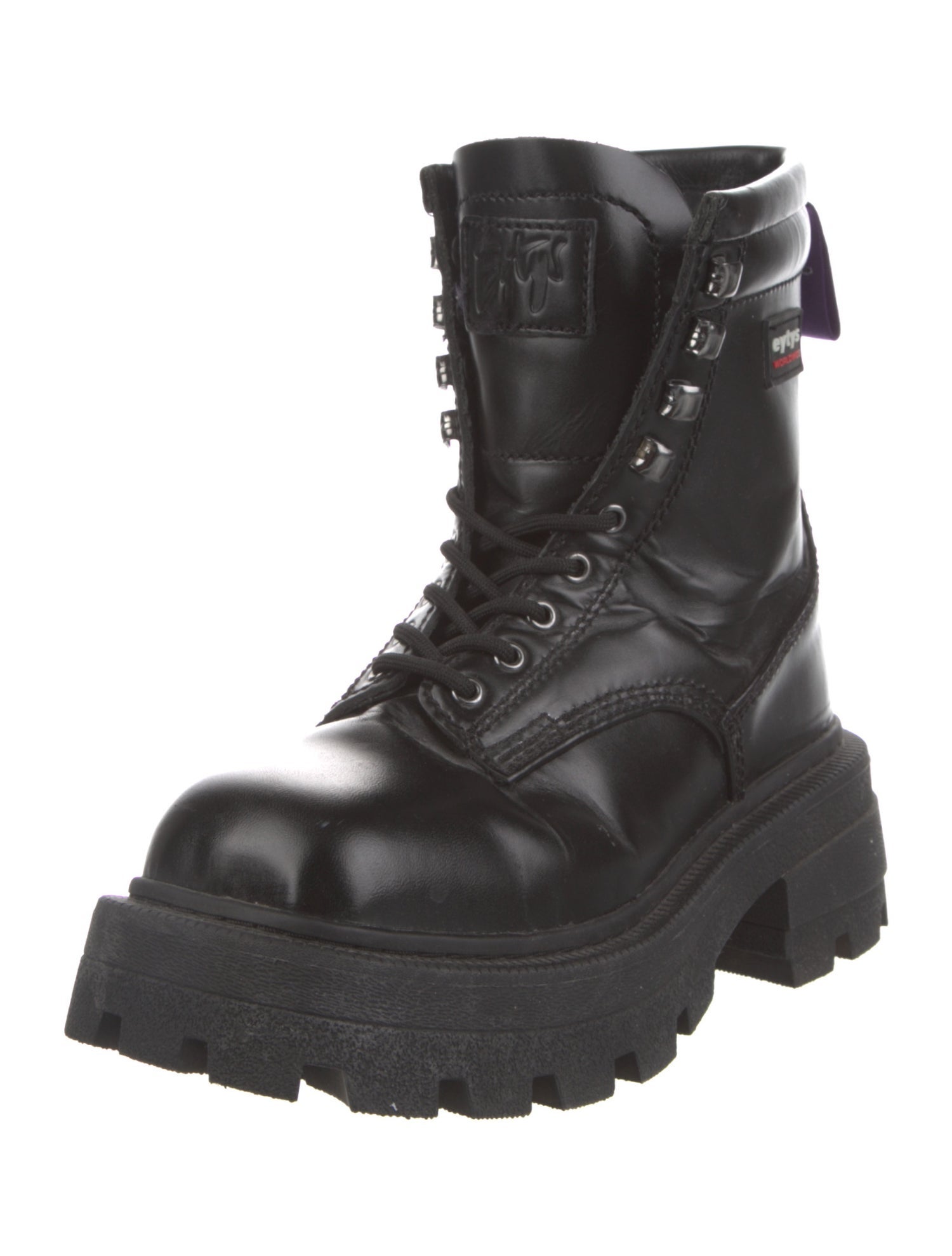 Eytys Leather Combat Boots