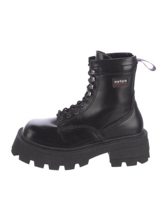 Eytys Leather Combat Boots