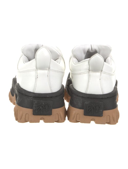 Eytys Leather Colorblock Pattern Chunky Sneakers