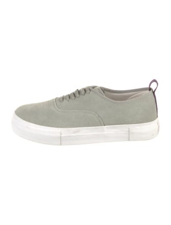 Eytys Suede Colorblock Pattern Sneakers