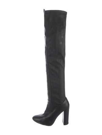 Aquazzura Leather Sock Boots