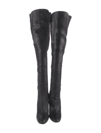 Aquazzura Leather Sock Boots