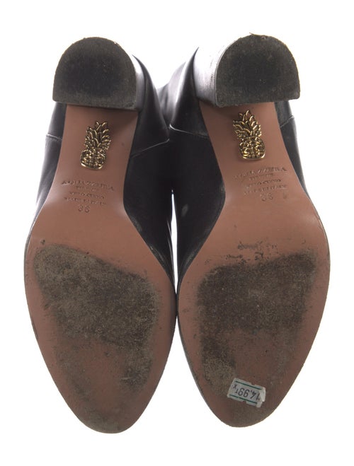 Aquazzura Leather Sock Boots