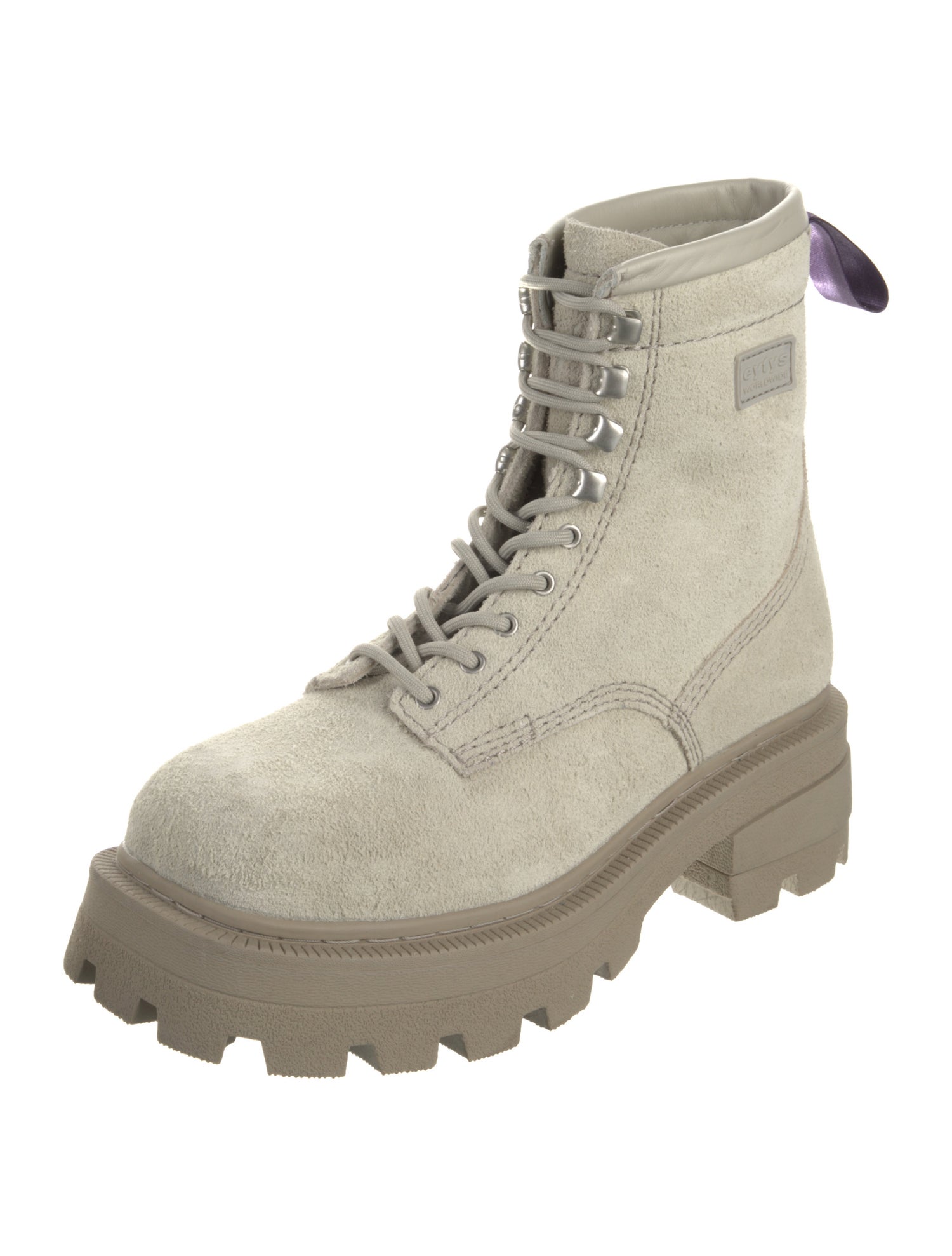 Eytys Suede Combat Boots