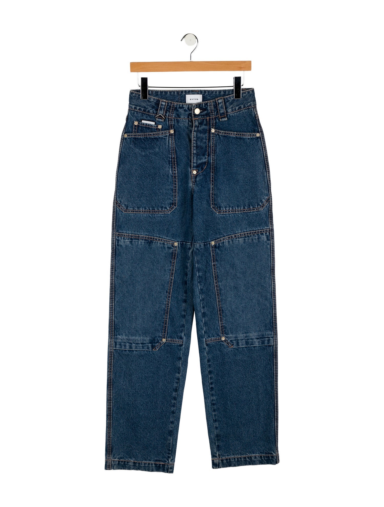Eytys Mid-Rise Wide Leg Jeans