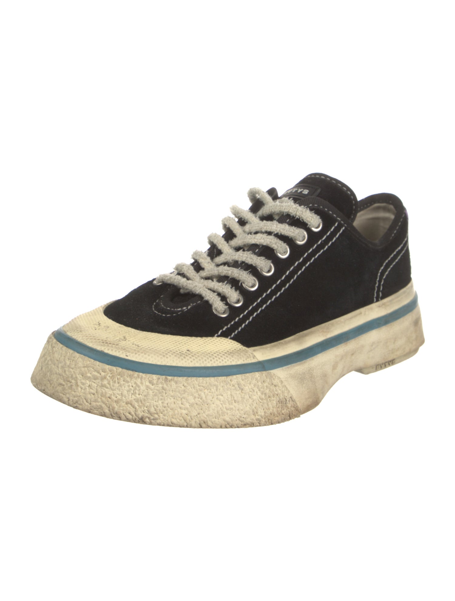 Eytys Suede Colorblock Pattern Sneakers