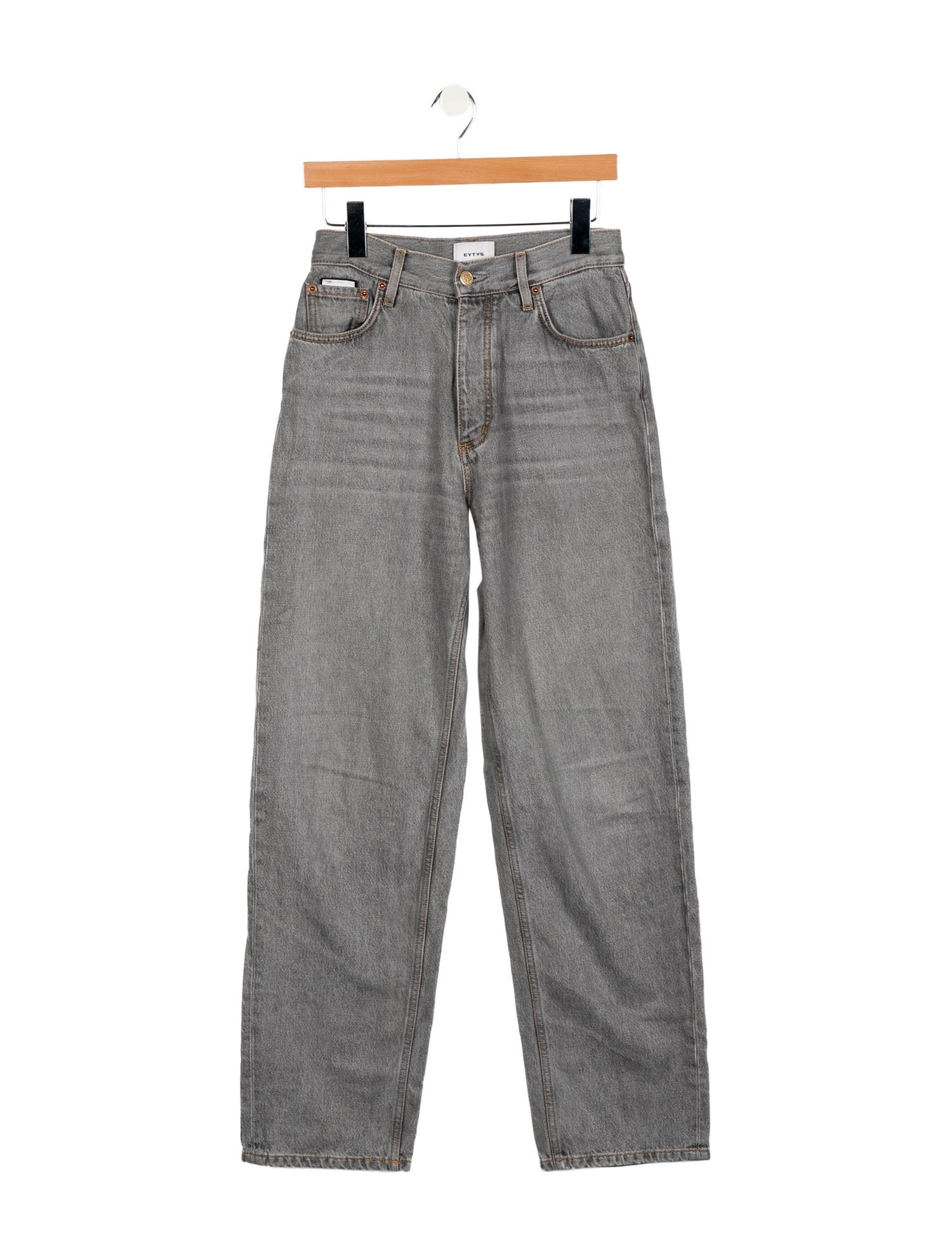 Eytys High-Rise Straight Leg Jeans