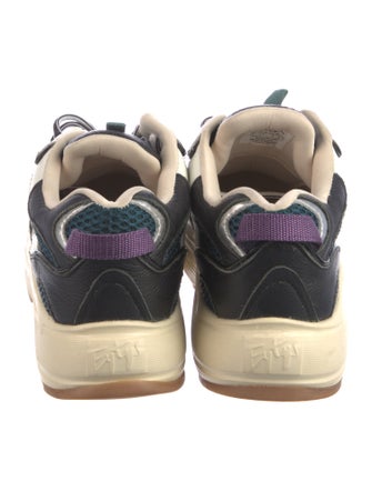 Eytys Leather Colorblock Pattern Sneakers