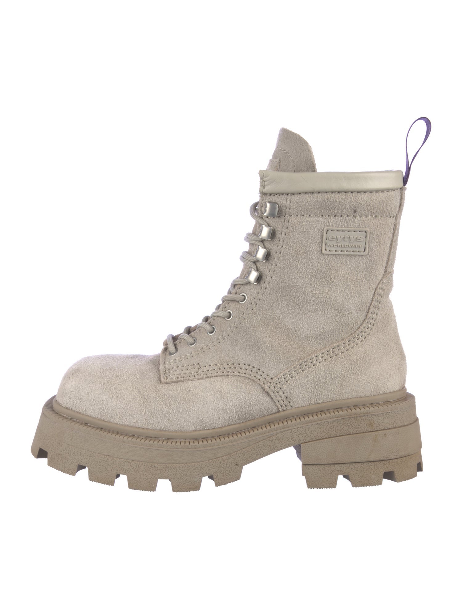 Eytys Suede Combat Boots