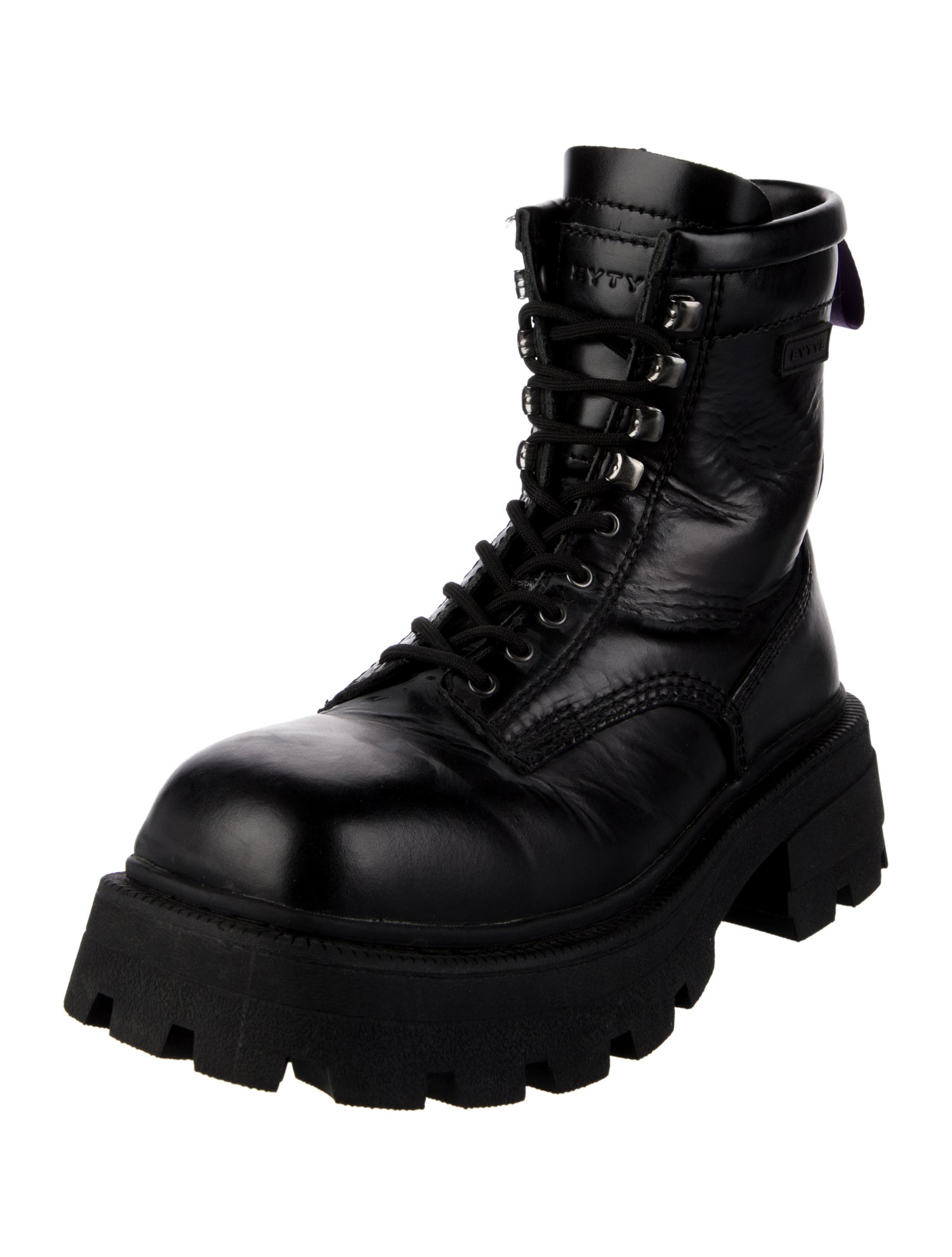 Eytys Leather Combat Boots