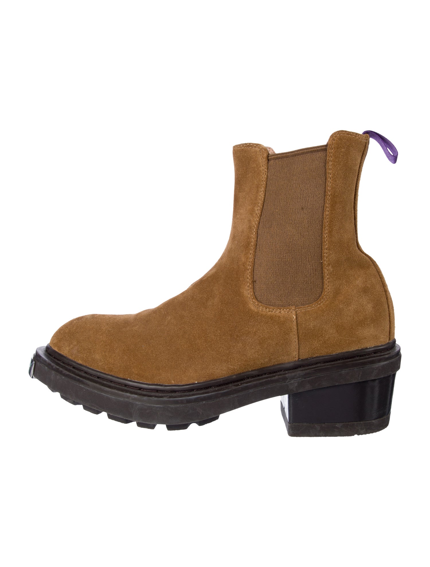 Eytys Suede Grosgrain Trim Chelsea Boots