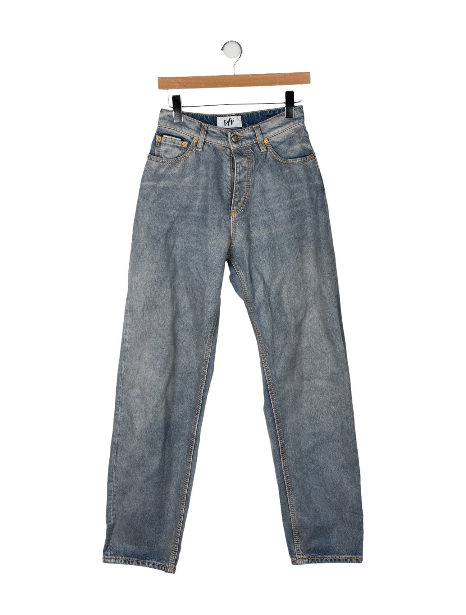 Eytys High-Rise Straight Leg Jeans
