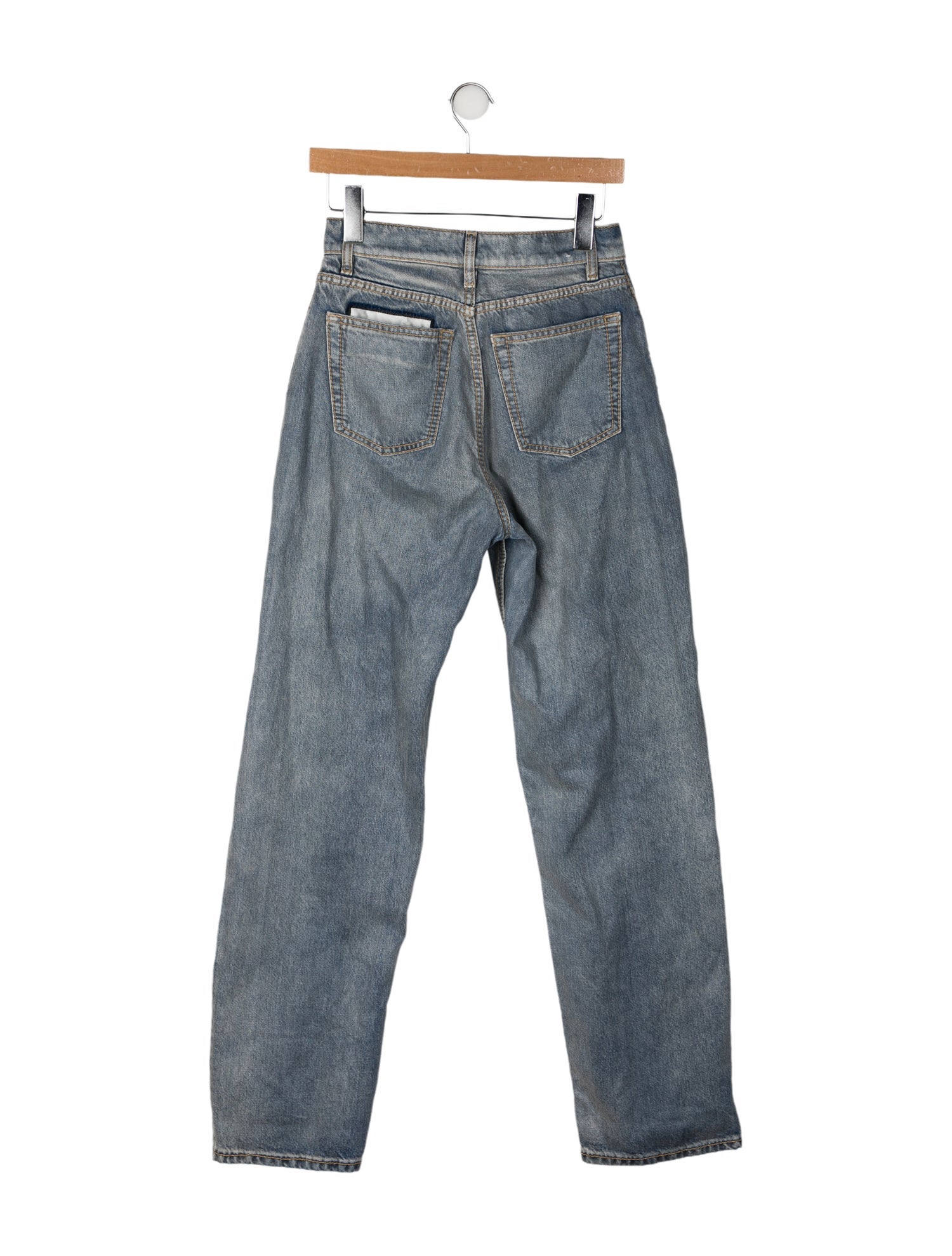 Eytys High-Rise Straight Leg Jeans