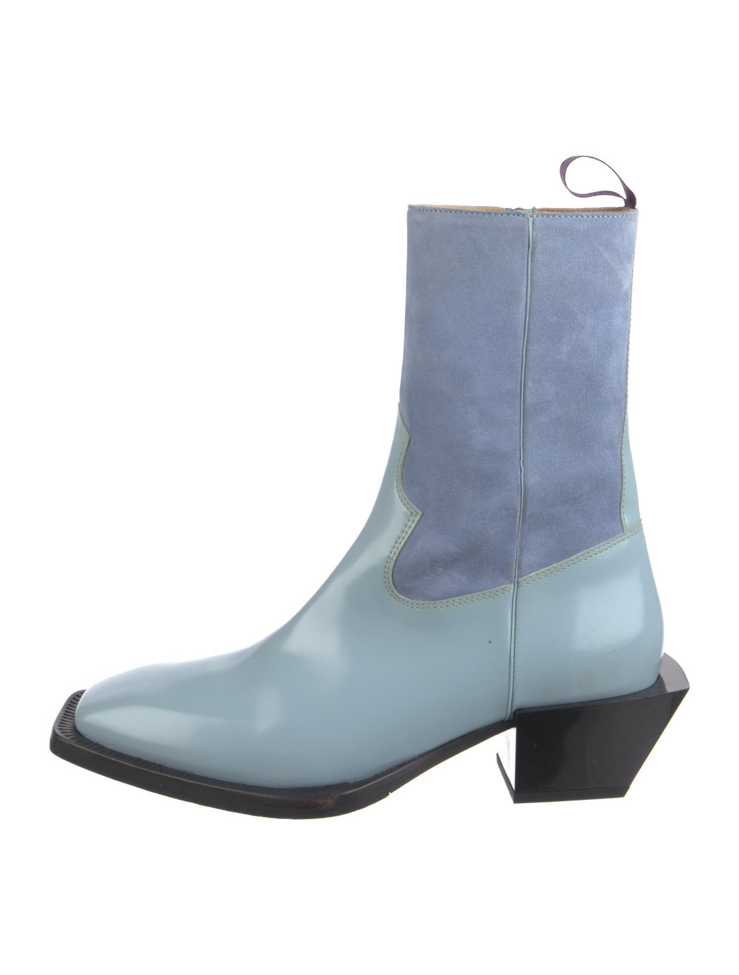 Eytys Patent Leather Western Boots