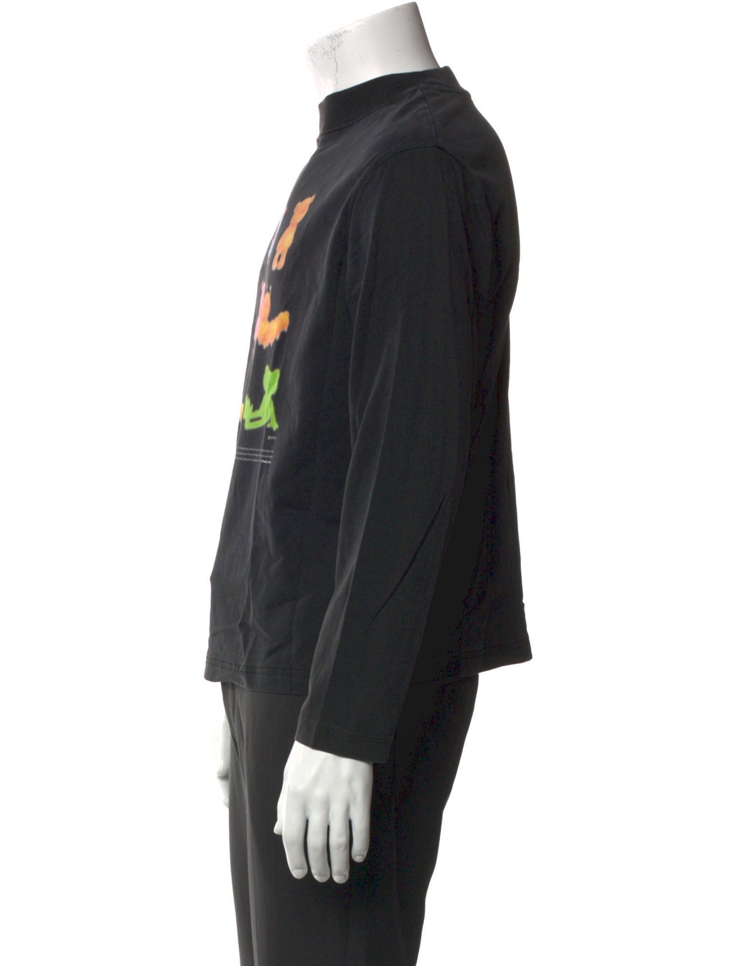 Eytys Printed Mock Neck T-Shirt