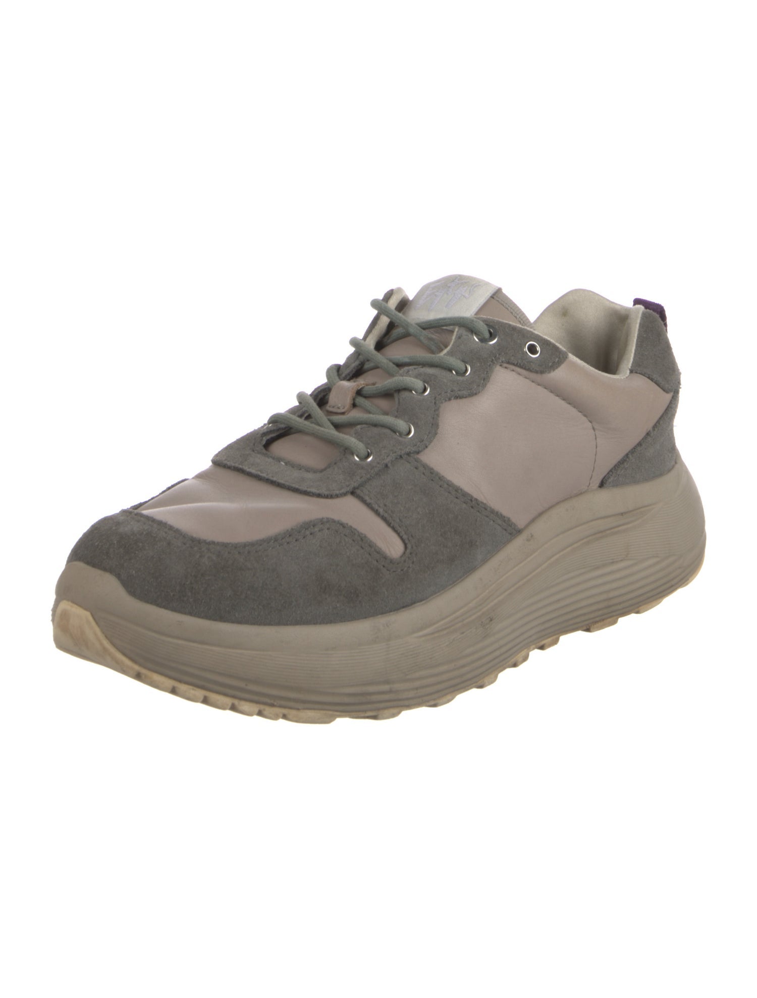 Eytys Suede Colorblock Pattern Sneakers