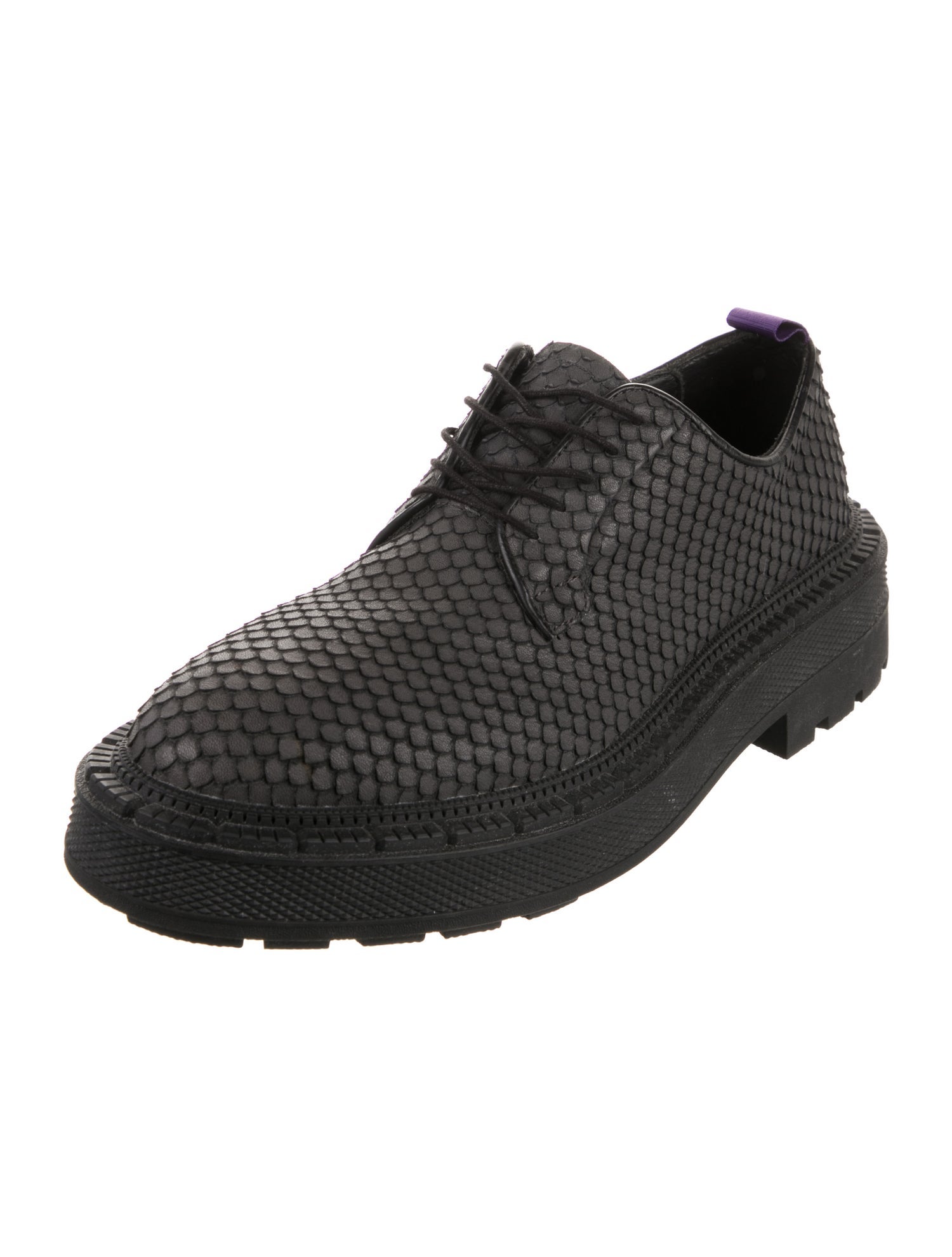 Eytys Embossed Leather Derby Shoes
