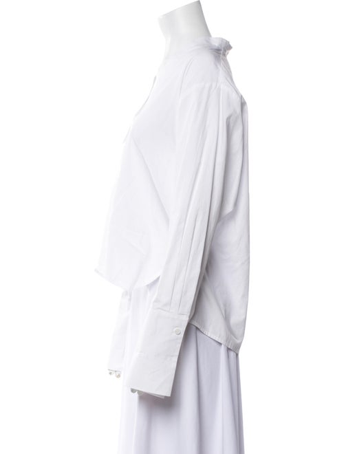 Enza Costa V-Neck Long Sleeve Crop Top