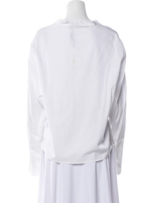 Enza Costa V-Neck Long Sleeve Crop Top