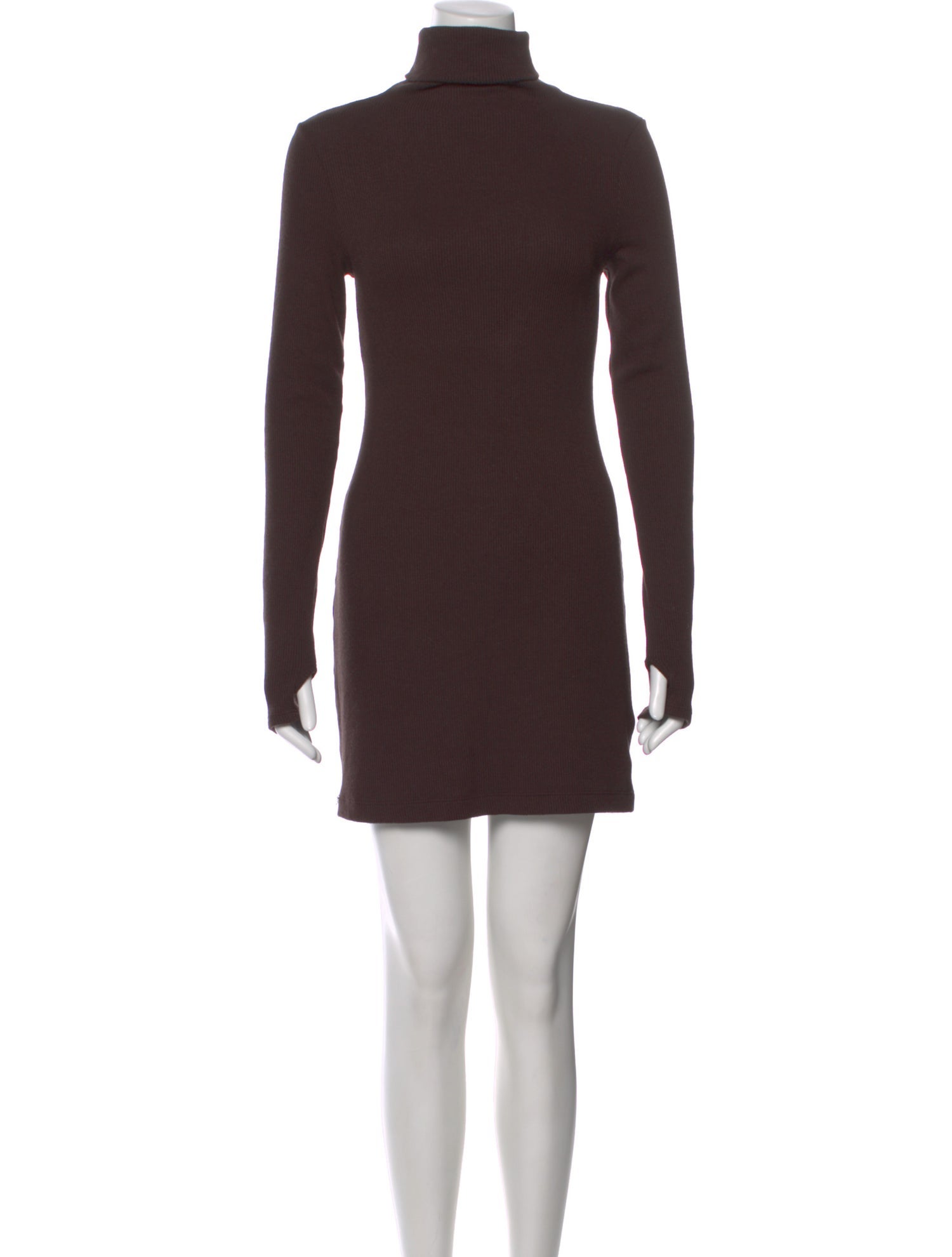 Enza Costa Turtleneck Mini Dress