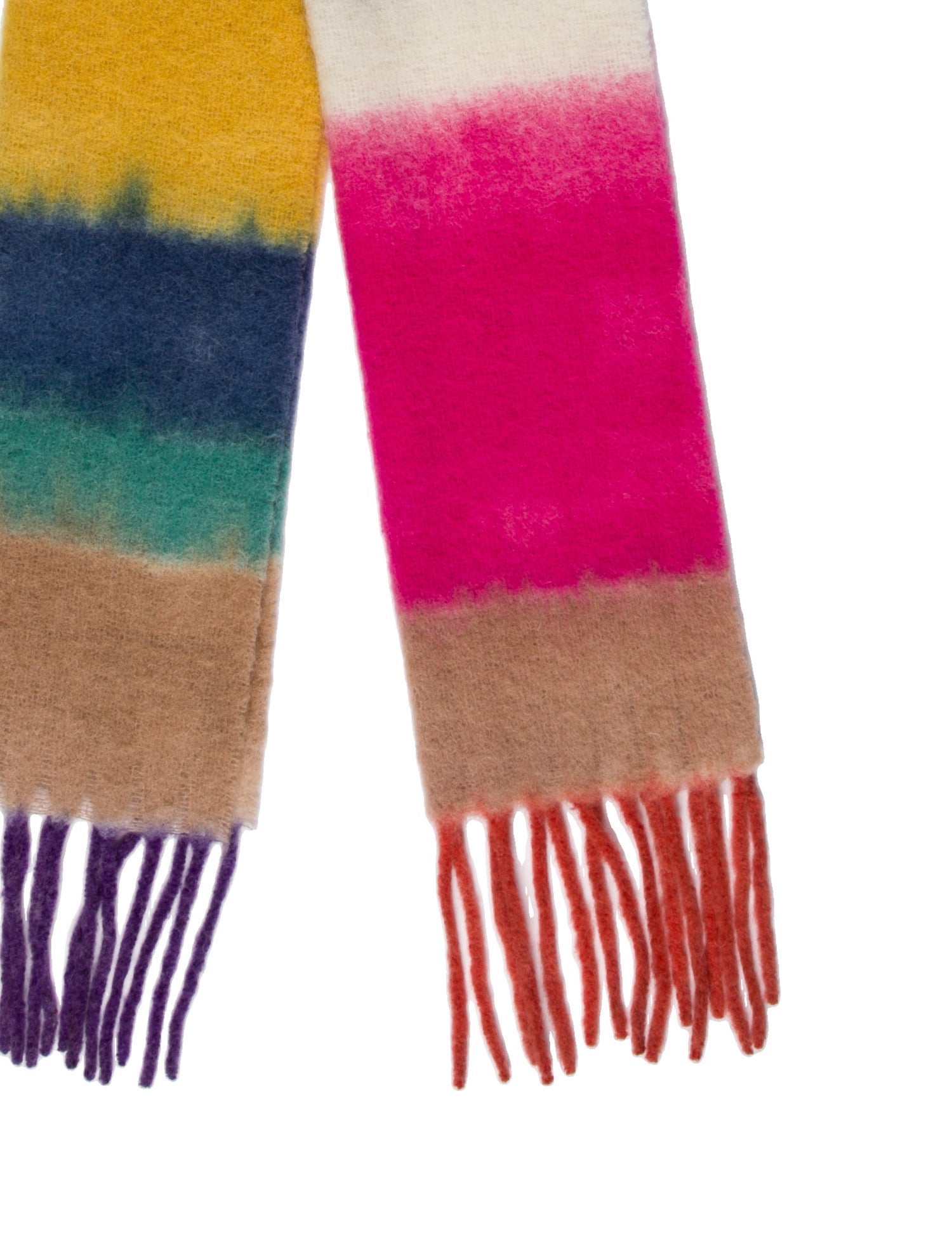 Faliero Sarti Alpaca Striped Scarf