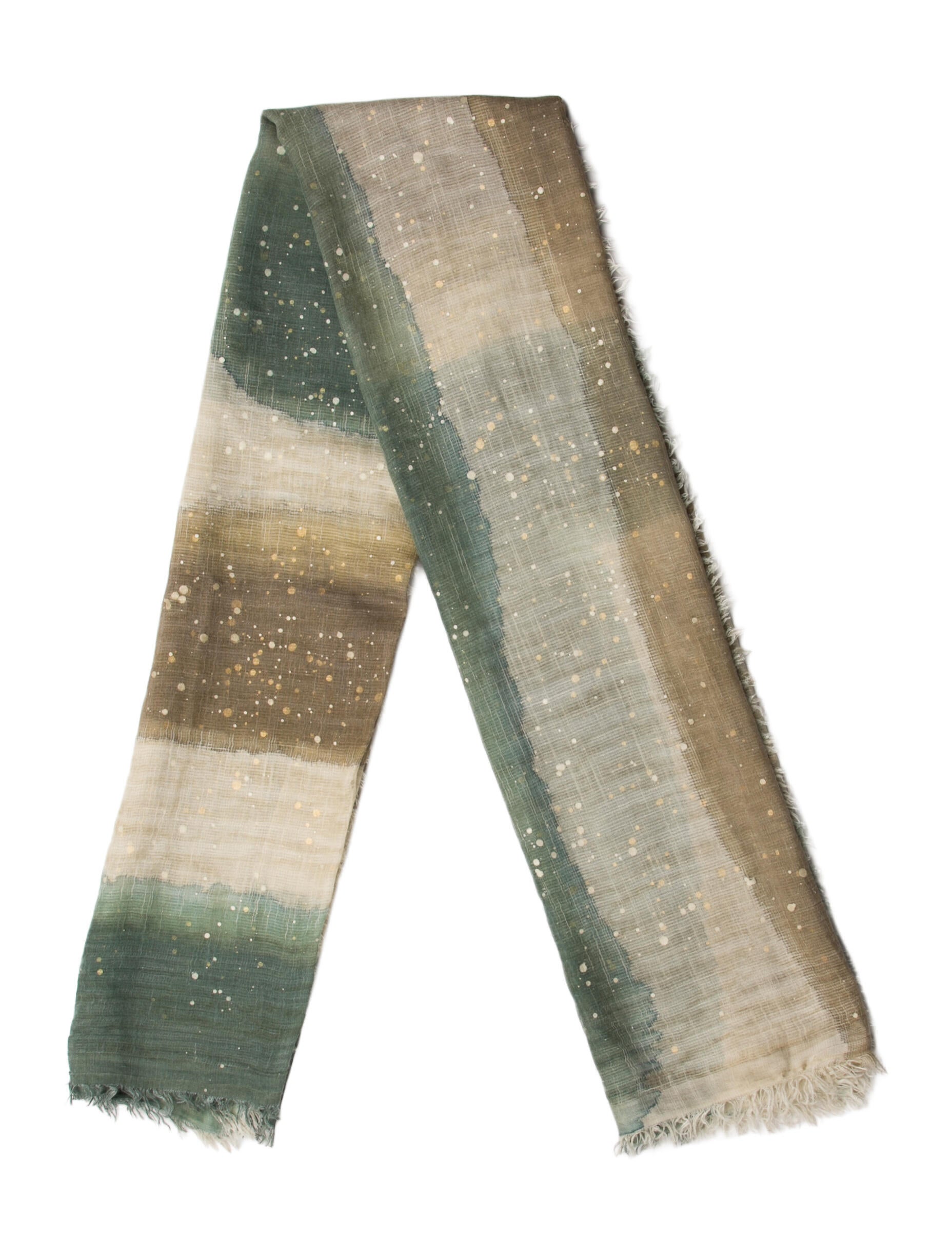 Faliero Sarti Silk Striped Scarf