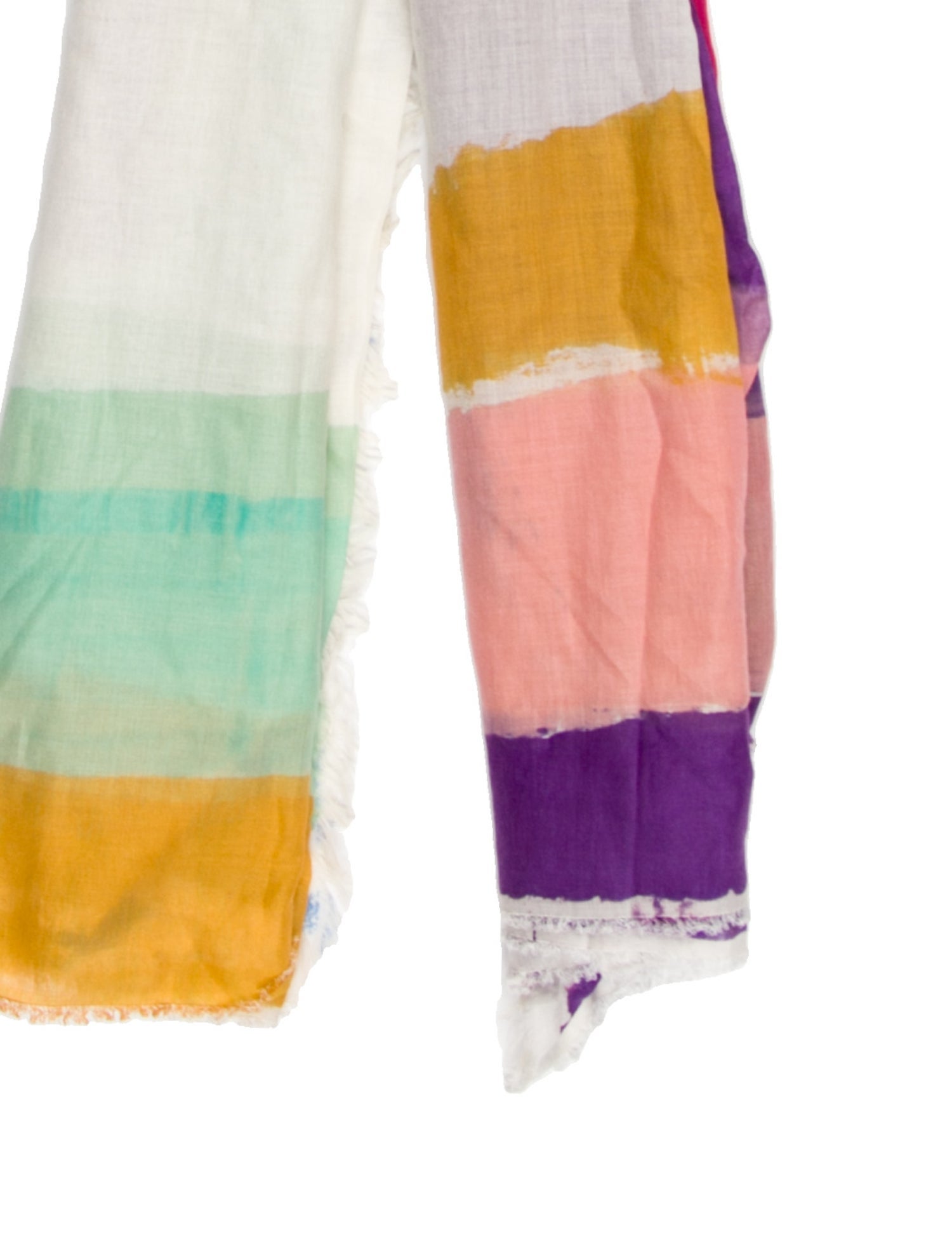Faliero Sarti Silk Striped Scarf