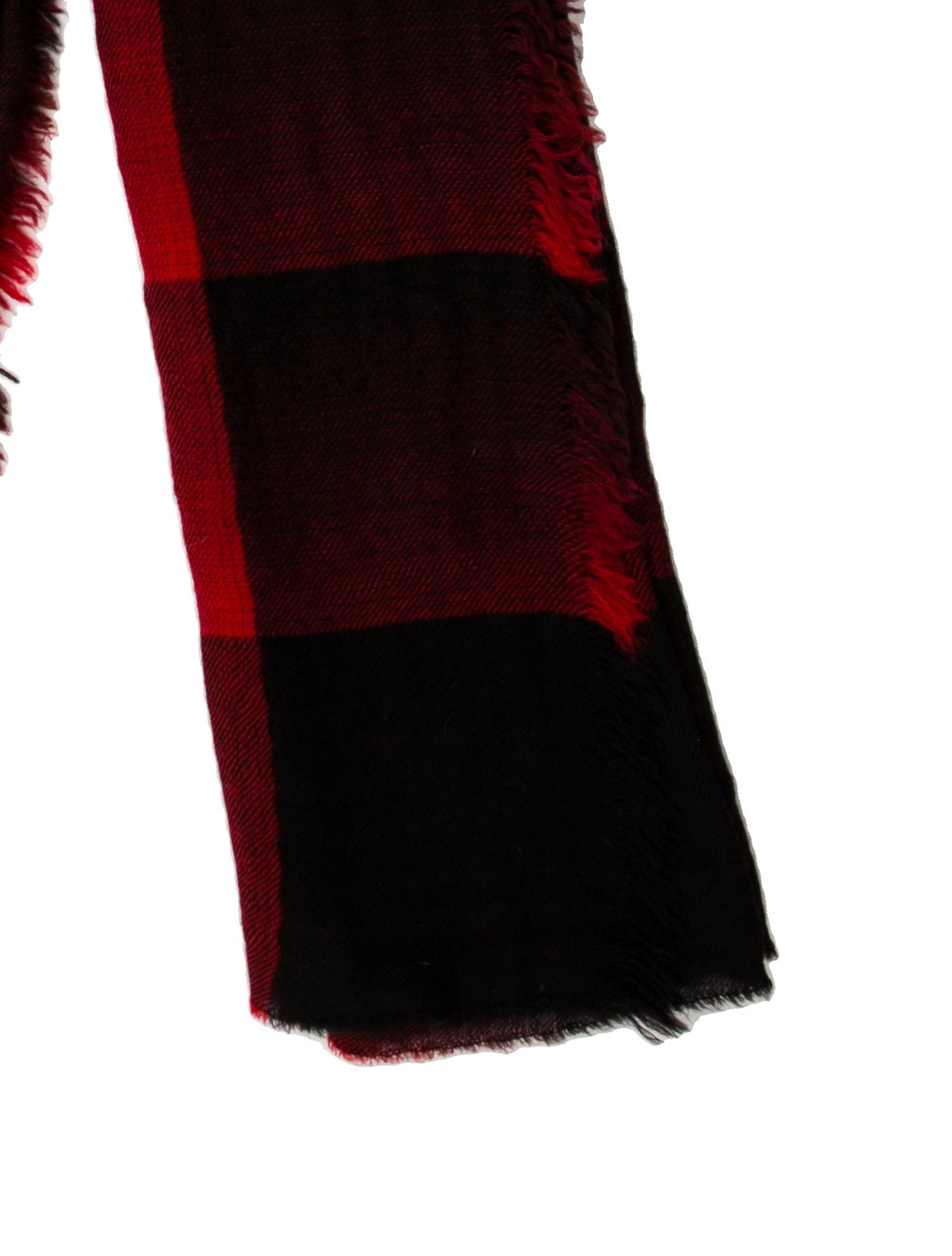 Faliero Sarti Cashmere Plaid Print Scarf