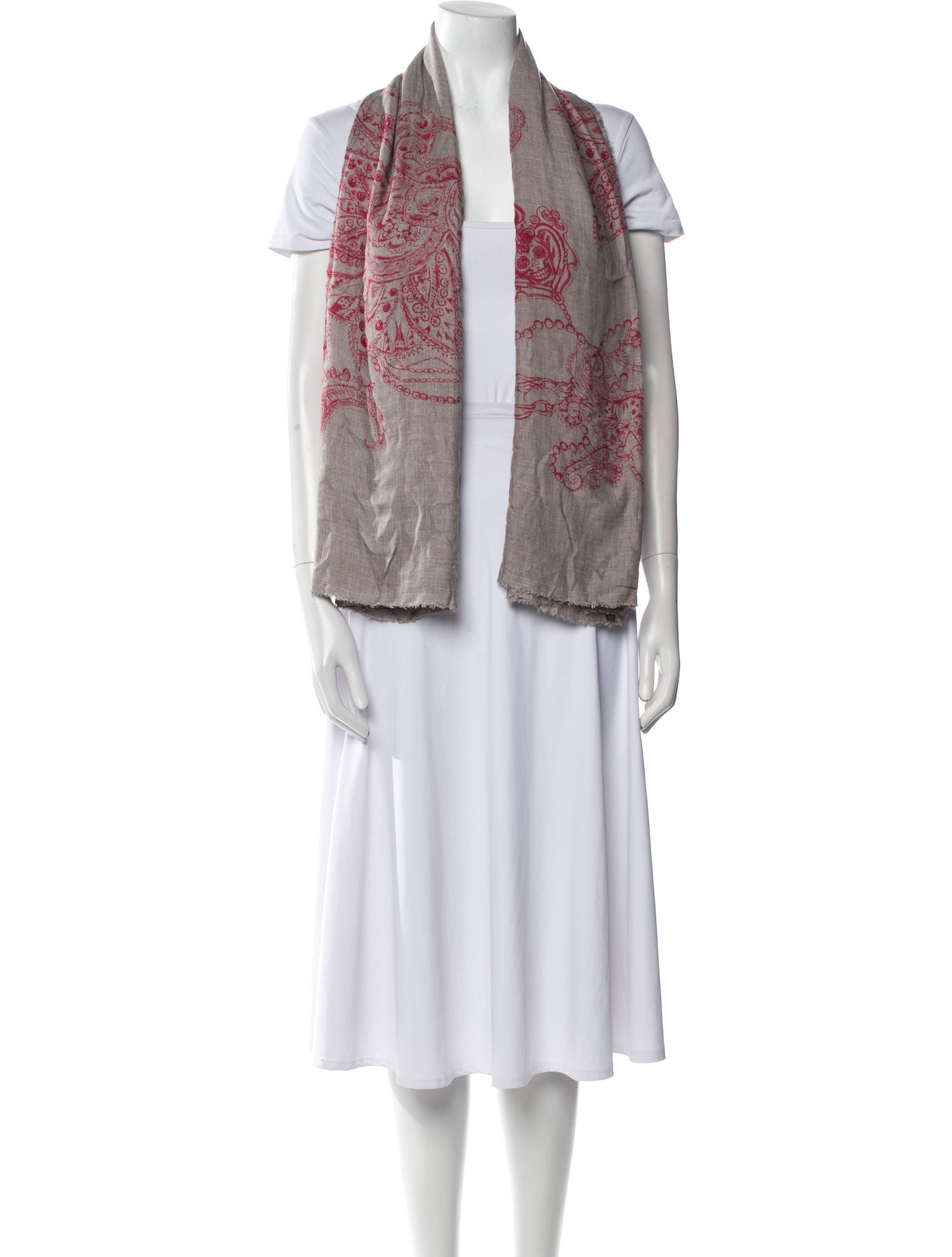 Faliero Sarti Paisley Print Scarf