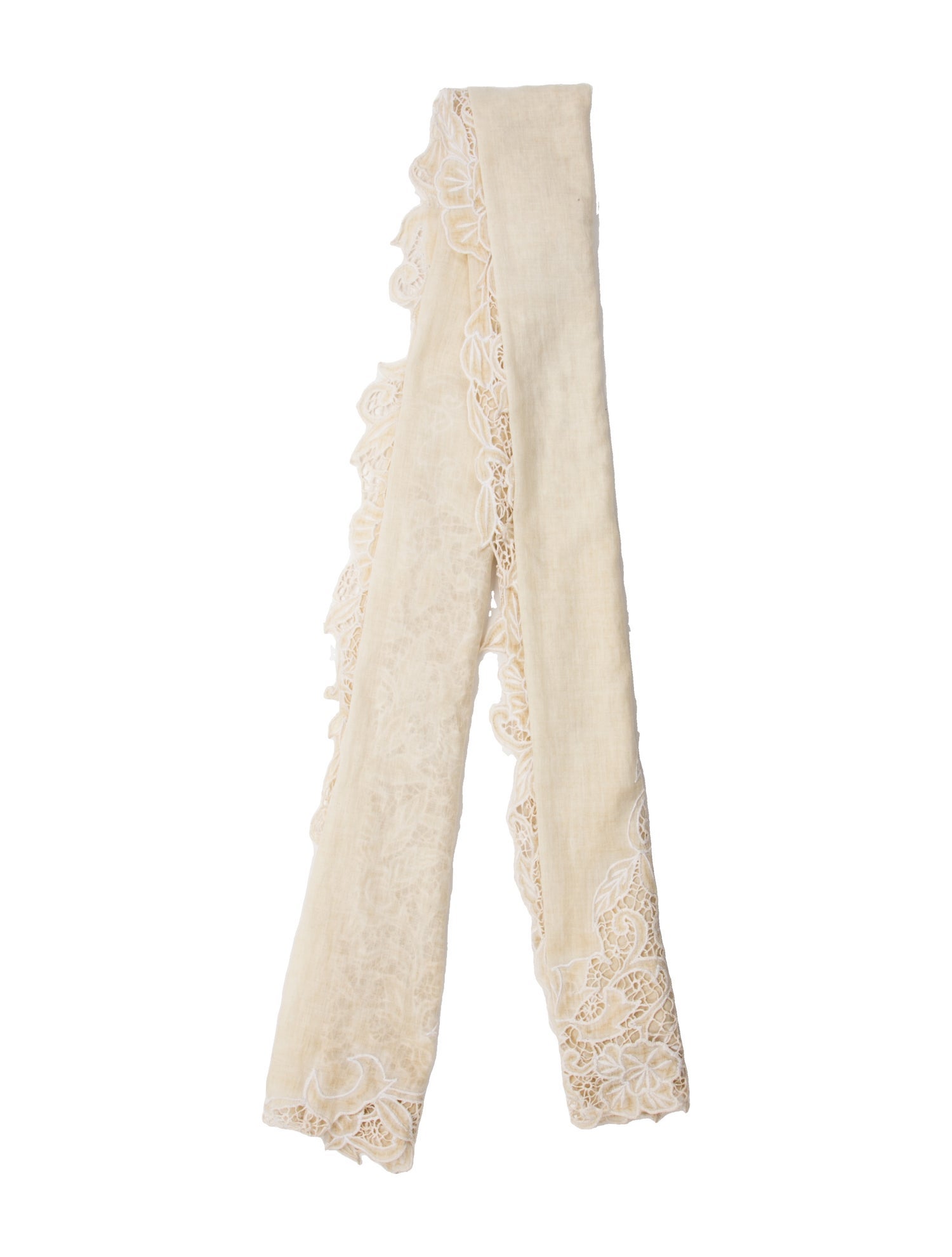 Faliero Sarti Lace Pattern Scarf