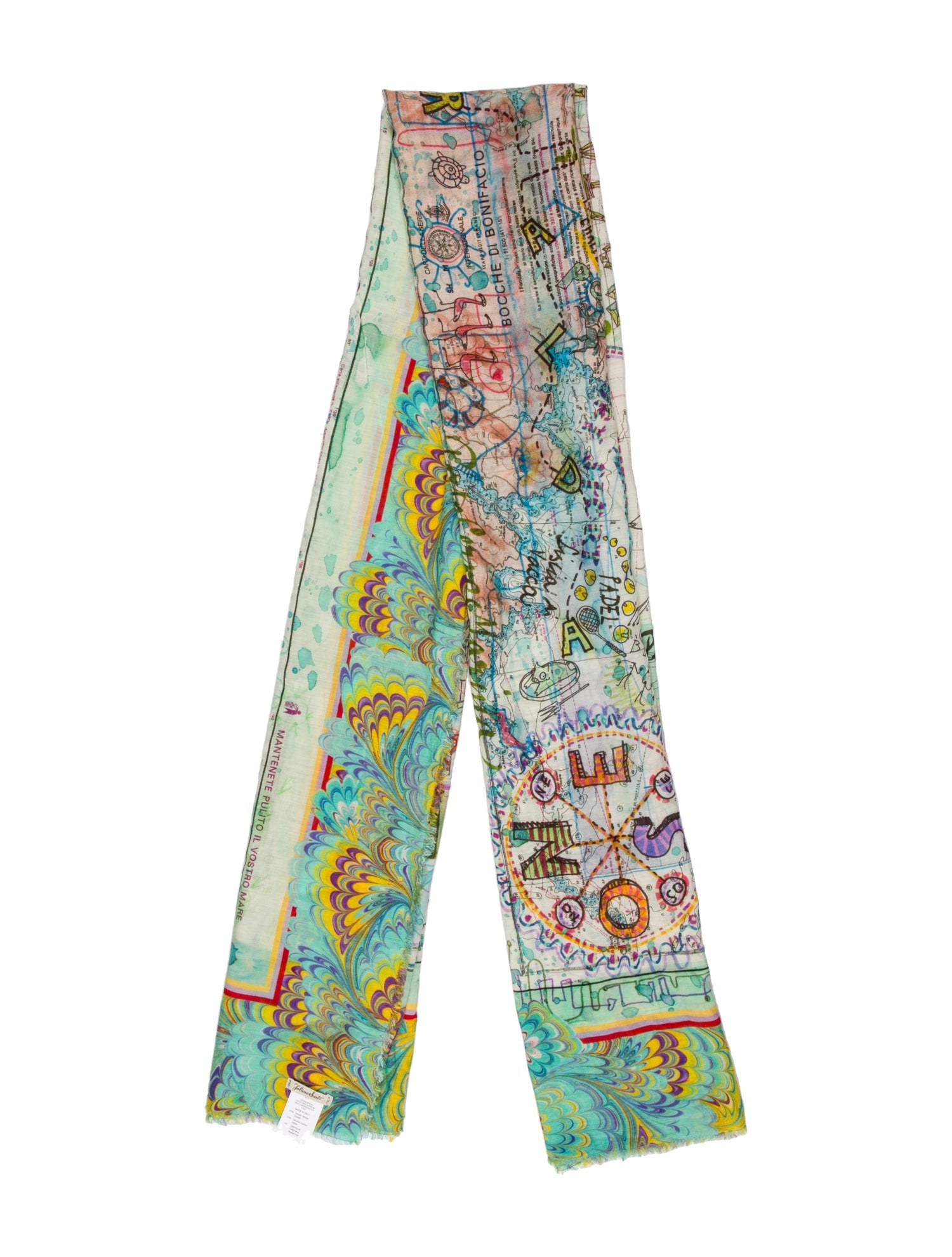Faliero Sarti Paisley Print Scarf