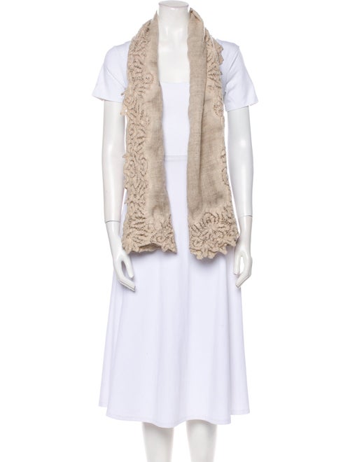 Faliero Sarti Wool Paisley Print Scarf