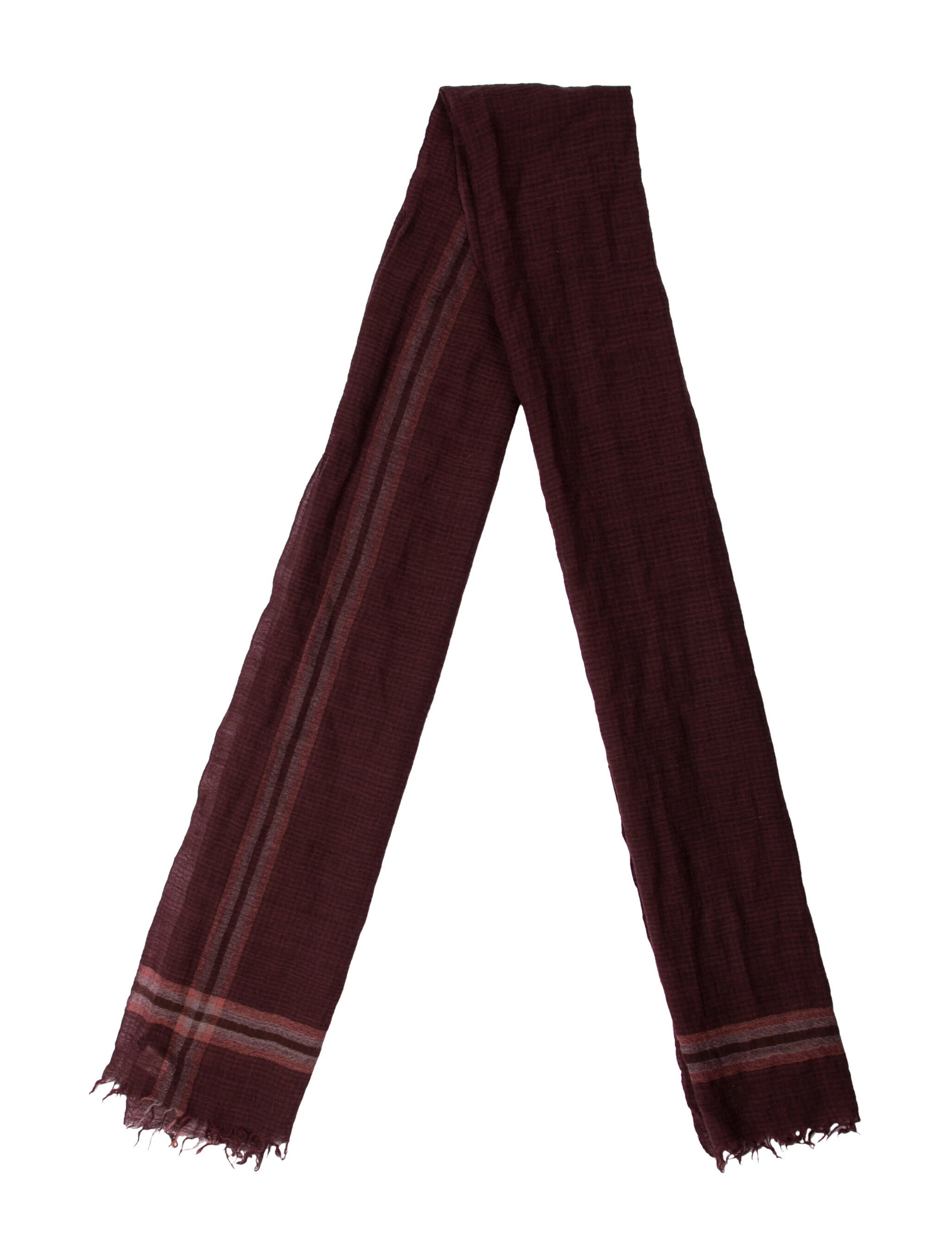 Faliero Sarti Wool Striped Scarf