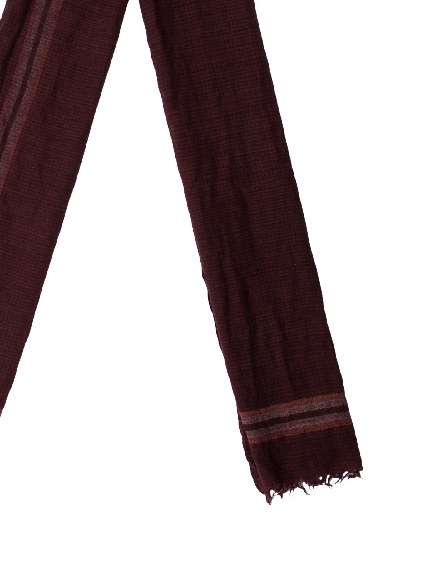 Faliero Sarti Wool Striped Scarf